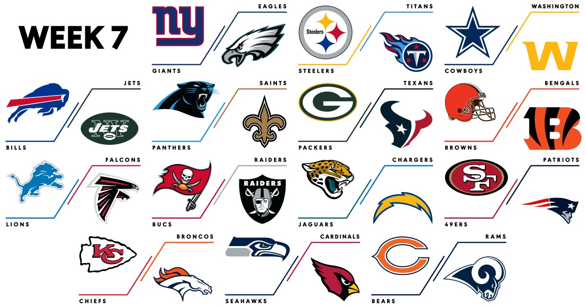 NFL Week 7 Quick Picks Abstract Sports