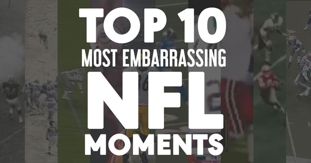 Top 10 Most Embarrassing NFL Moments | Abstract Sports